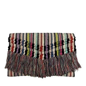STELLA & DOT TAJ FRINGE CLUTCH